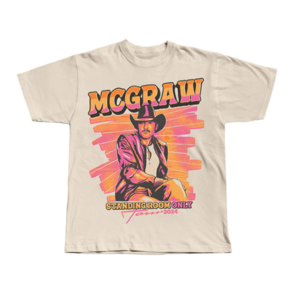 90s TIM MCGRAW ツアー Tシャツ Sand SRO Tour T-Shirt - Tim McGraw Official Store