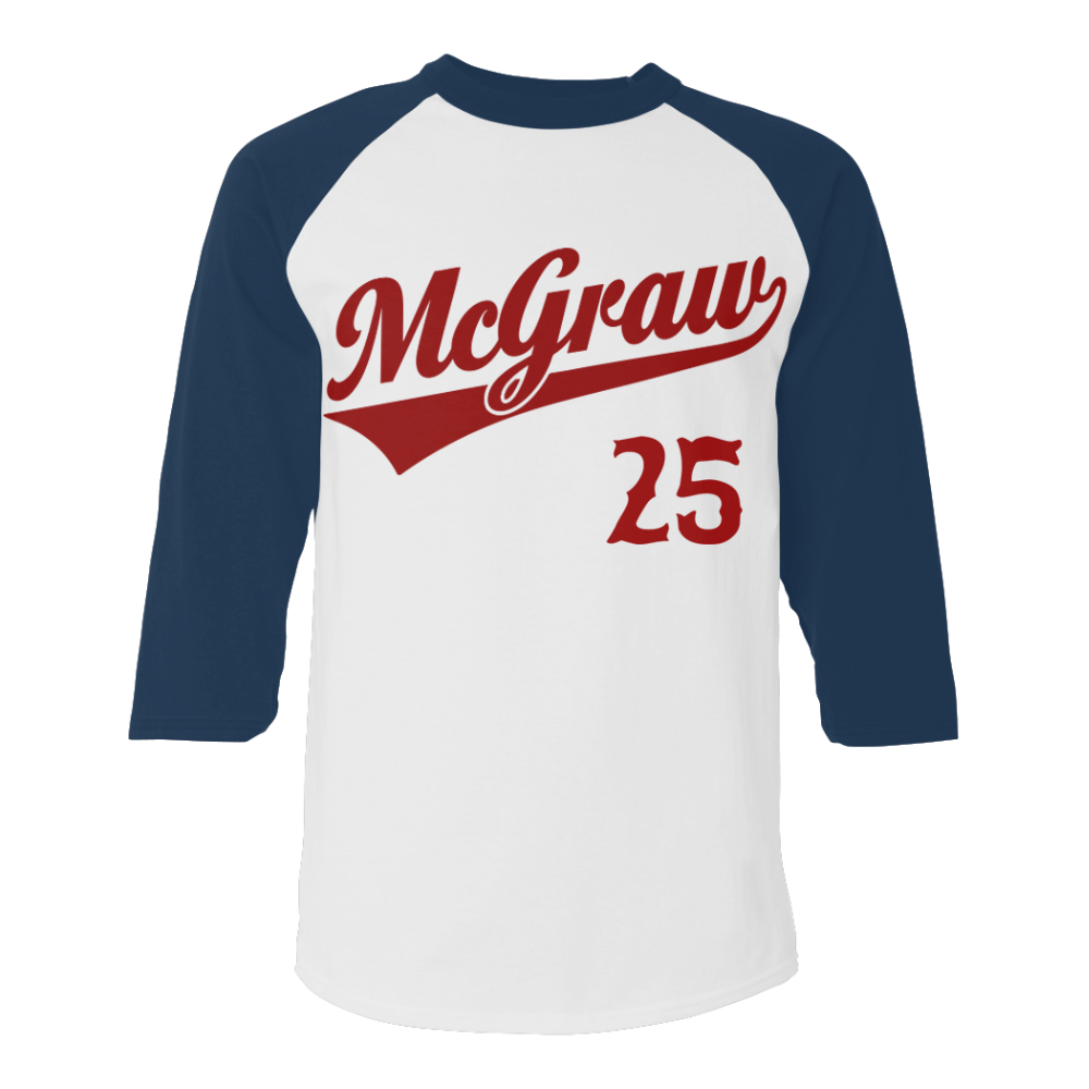 McGraw Baseball Raglan Front