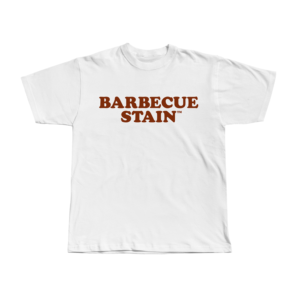 Barbecue Stain White T-Shirt