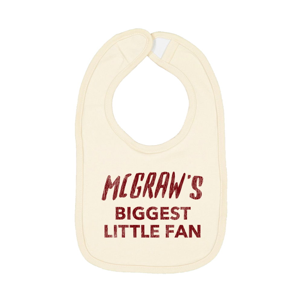 McGraw's Biggest Little Fan Bib