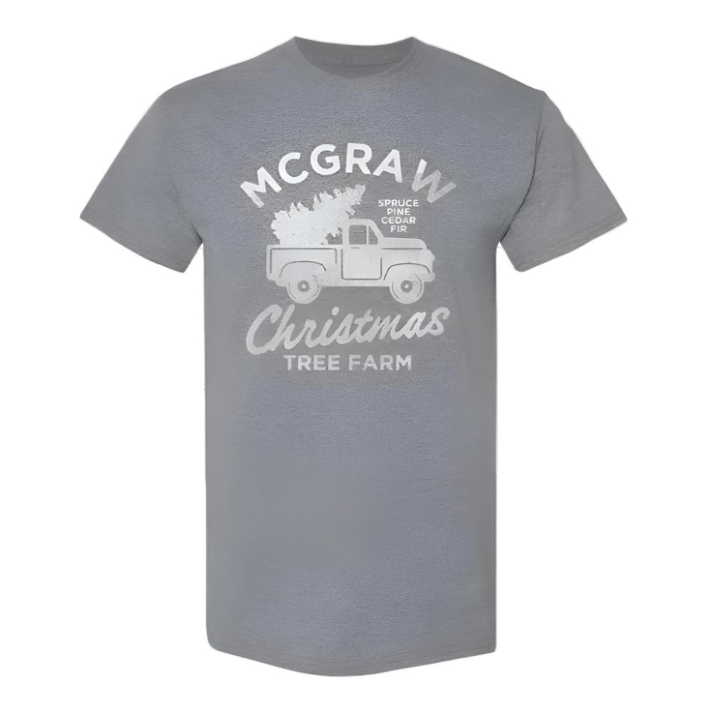 Grey Christmas Tree Farm T-Shirt