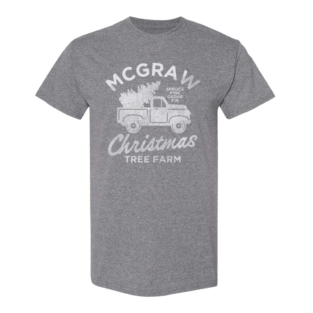 Grey Christmas Tree Farm T-Shirt