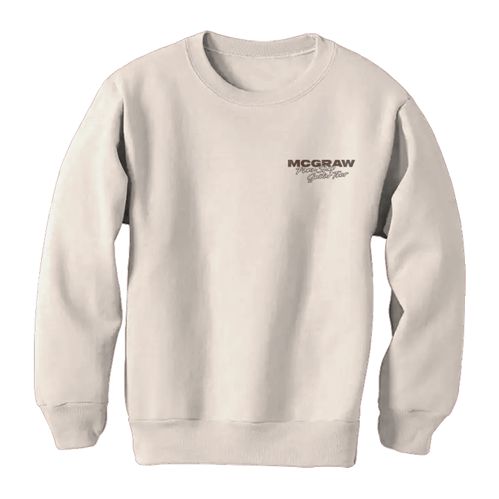 Pawn Shop Guitar Tour Dateback Crewneck Front