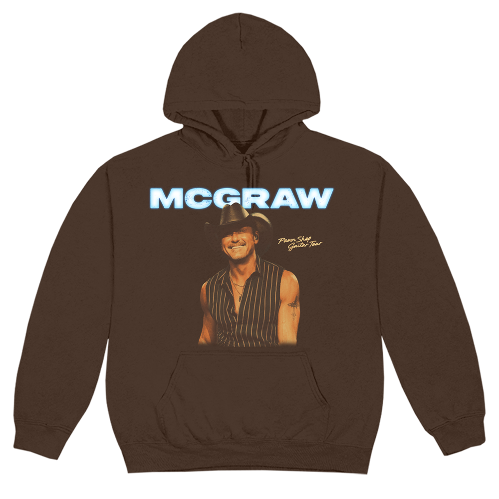 Pawn Shop Guitar Tour Dateback Hoodie Front
