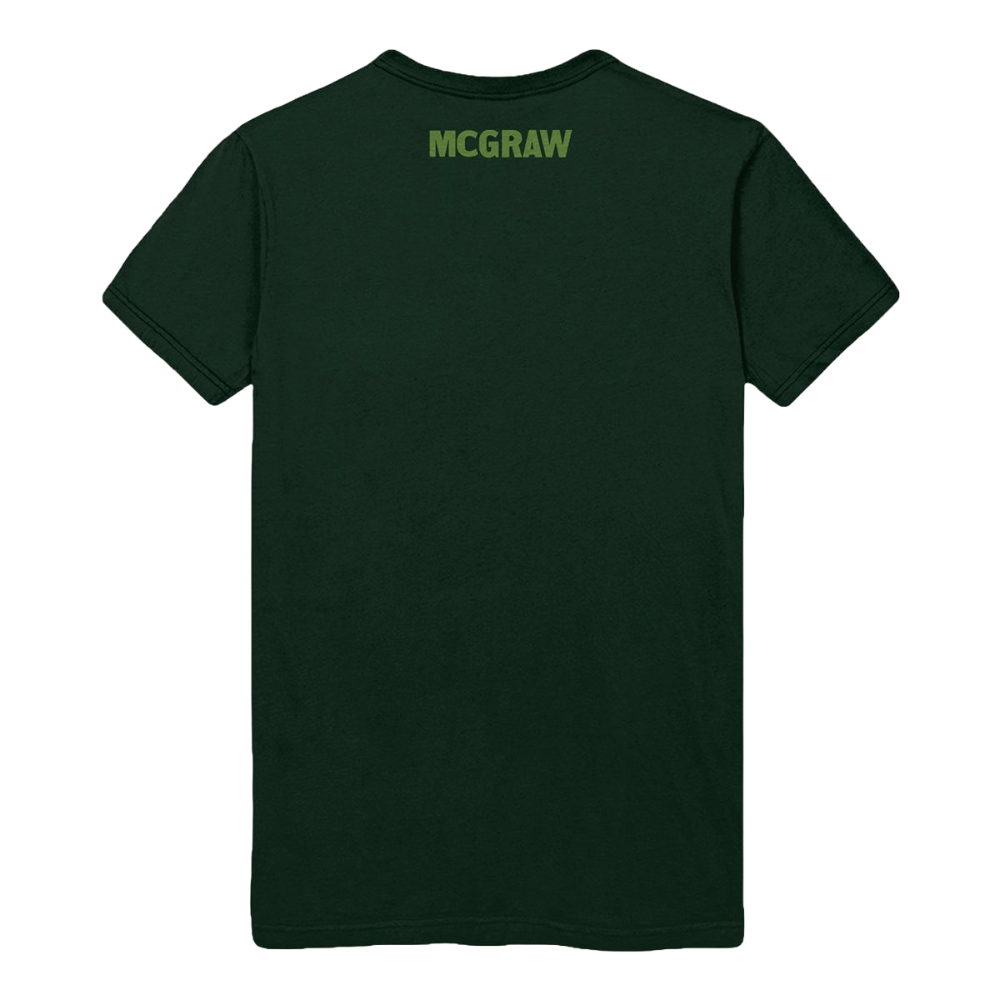 Vintage McGraw Green Grass T-Shirt Back