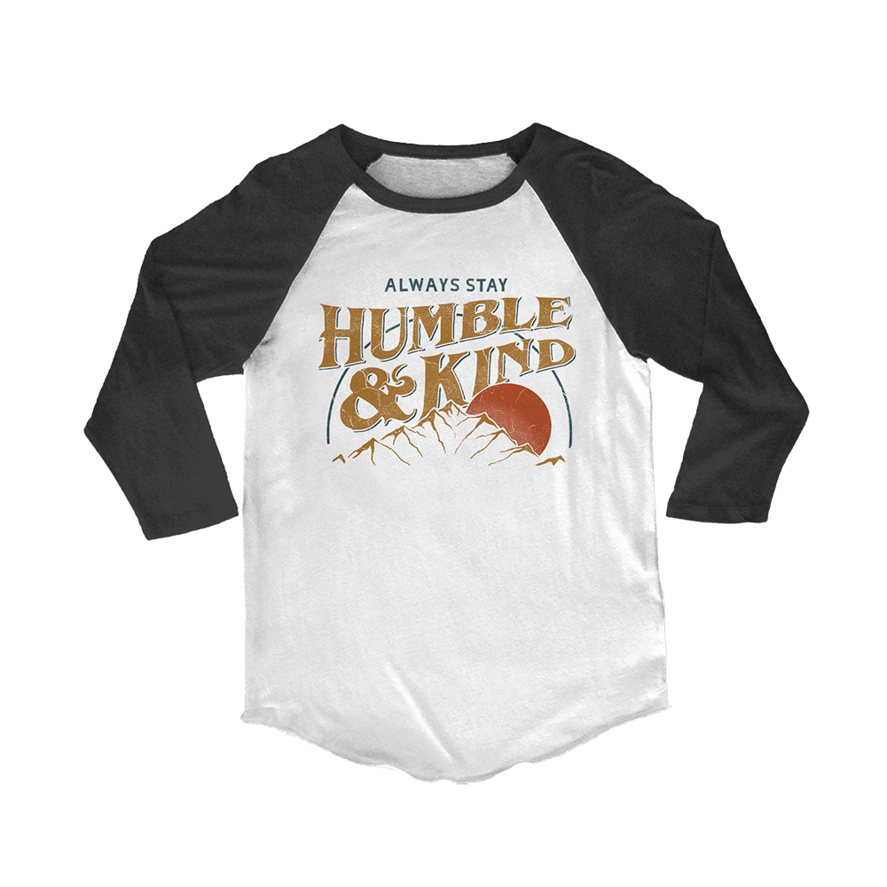 Humble & Kind 3/4 Sleeve T-Shirt Front