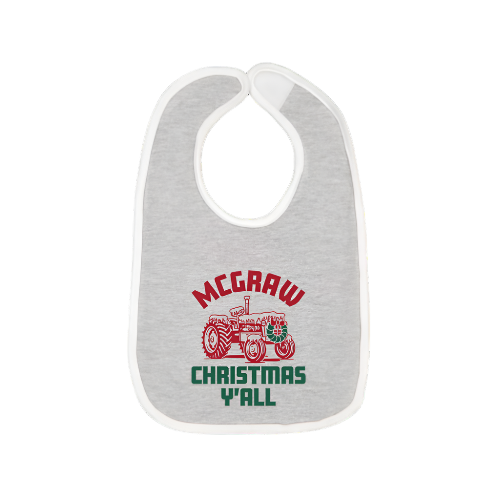 McGraw Christmas Yall Bib