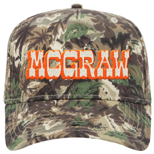 McGraw Camo Hat Front