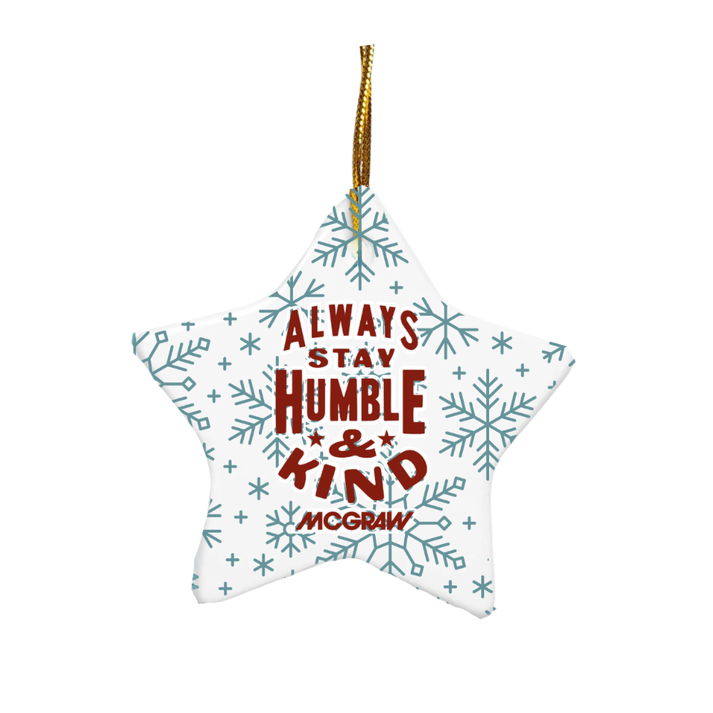 Humble & Kind Ceramic Ornament