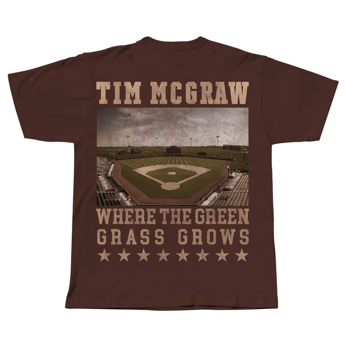 TM Baseball Field Brown Tee Back